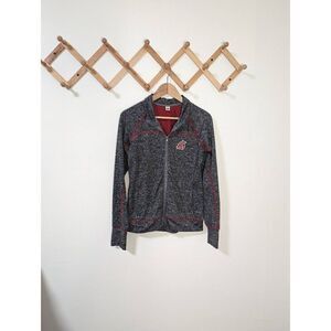 WSU Women's Cougars Long Sleeve Zip Up - Size M